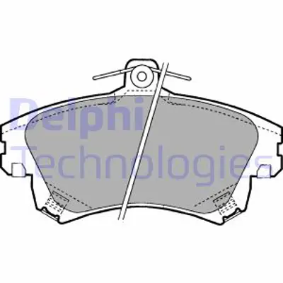 DELPHI LP1398 On Fren Balatası Carısma 95>09 1.6 Colt 04> 1.5 / Volvo  S40 95> 
