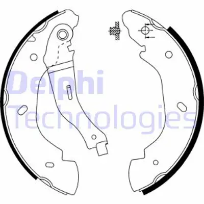 DELPHI LS1915 Arka Fren Pabuclu Balata Transıt V184 01>06 V347 2.2tdcı / 2.4tdcı / 3.2tdcı 06 /> (Onden Ceker) 