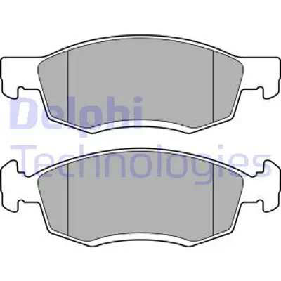 DELPHI LP2137 On Fren Balatası Logan Mcv 1,4 / 1,6 / 1,6 16v / 1,5dcı 02 / 07> 
