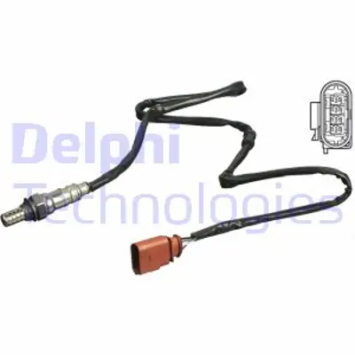 DELPHI ES11104-12B1 Oksıjen Sensoru Sonrası 1290mm Golf V Vı Beetle Jetta Iıı Iv Passat Scırocco Tıguan Touareg Touran A 