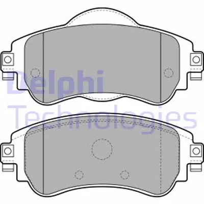 DELPHI LP2228 On Fren Balatası C4 Iı Ds4 1,4 Vtı,1,6 Hdı (11 / 2009 ) 1,6 E Hdı (04 / 2011 ) 