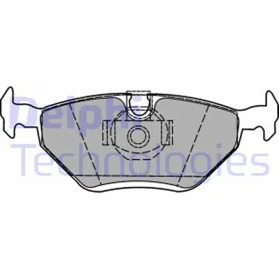 DELPHI LP1423 Arka Fren Balatası Bmw E46 E85 