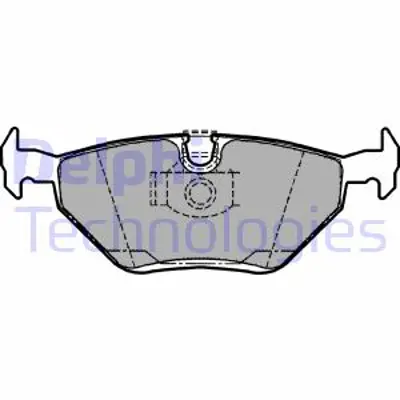 DELPHI LP1107 Fren Balatası Arka Bmw E39 