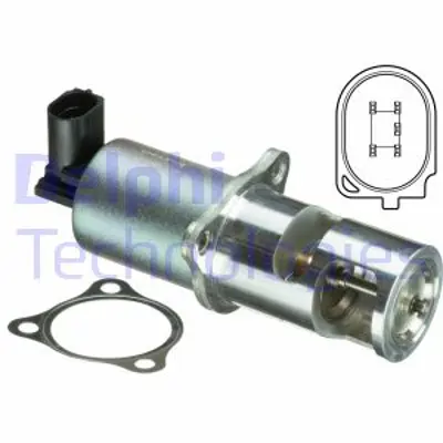 DELPHI EG10398-12B1 Egr Valfı Clıo Iı Laguna Iı Megane I Scenıc I Trafıc Iı 1,9dcı / Carısma 1,9dı D / Vıvaro 1,9dtı1999 