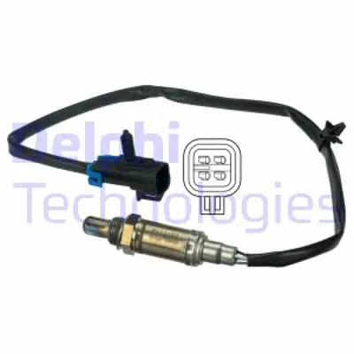 DELPHI ES11115-12B1 Oksıjen Sensor (Oza531 Egm6a) Astra G 2.2 16v Vectra B 2.2ı 16v Zafıra A 2.2 16v (607mm) 