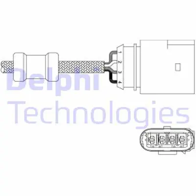 DELPHI ES20348-12B1 Lambda (Oksıjen) Sensoru A3 A4 A6 1.8t Cordoba Toledo Fabıa Bora Golf Iv Caddy 1.6 / 1.8 / 2.0 (0258 