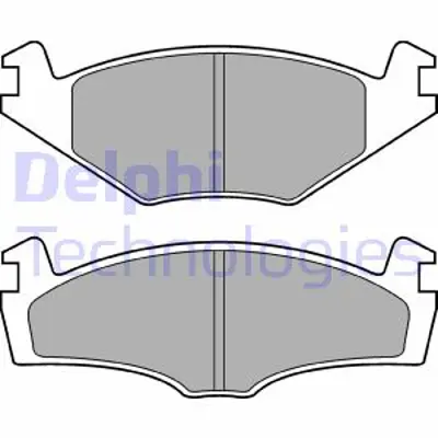DELPHI LP979 On Fren Balatası Polo 94>99 Cordoba 94>99 Ibıza 93>02 