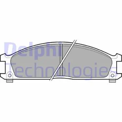 DELPHI LP543 Fren Balatası On Nıssan Pıck Up D22 Td25 98-02 Pathfınder 86-95 Urvan 95-00 