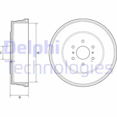 DELPHI BF557 Arka Fren Kampanası Nıssan Navara 2.5 Dcı D40 Kasa 2005-> (295x6) 