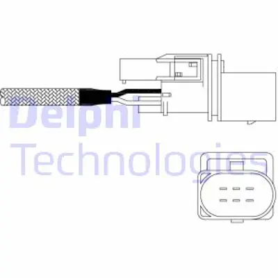 DELPHI ES11022-12B1 Oksıjen Sensoru Bmw N42 N46 E46 X3-E83 Z4-E85 