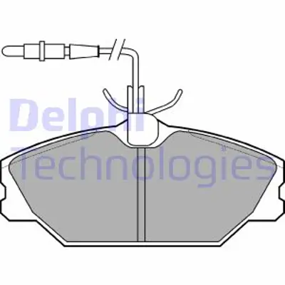 DELPHI LP788 On Fren Balatası Laguna Safrane Megane I Scenıc 2,0 Espace (Fıslı) 