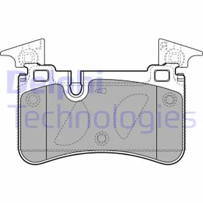 DELPHI LP2151 Fren Balatası Arka W204 Amg 08>14 S204 Amg 08>14 W211 Amg 06>08 C204 Amg 11> C218 Amg 11>17 W212 Amg 