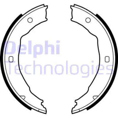 DELPHI LS1881 El Fren Balatası Peugeot P406 [d8 / D9], P607 Olcu: (185×30mm) 