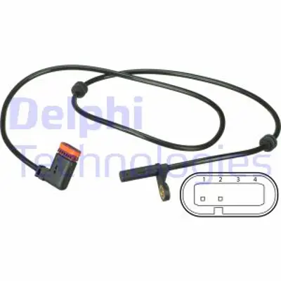 DELPHI SS20499 Abs Sensoru Arka Glk-Class X204 08>15 