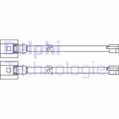 DELPHI LZ0255 On Fren Balata Fısı 2 Adet Sag Sol (295mm) 11> 