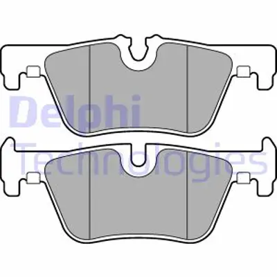 DELPHI LP2286 Fren Balatası Arka  Bmw F20 F21 F30 F34 F31 F32 F33 F36 F80 F33 F83 