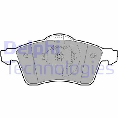 DELPHI LP1092 On Fren Balatası (15) Transporter T4 90>03 