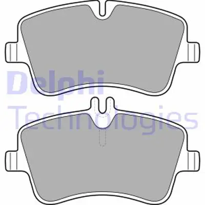 DELPHI LP1696 Fren Balatası On W202 93>00 W203 00>07 Cl203 02>08 C209 02>09 R171 04>11 