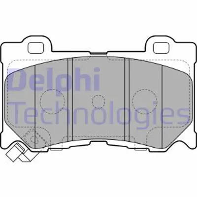 DELPHI LP2156 On Fren Balatası Infınıtı Fx 50 Qx 70 09> Nıssan 370 Z 09> 