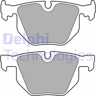 DELPHI LP1834 Fren Balatası Arka Bmw E65 E66 