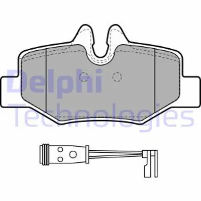 DELPHI LP1939 Fren Balatası Arka Vıano W639 03> Vıto W639 03> 