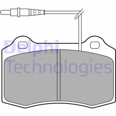 DELPHI LP1457 On Fren Balatası (Fıslı) P406 Coupe Dw12tedt (2,2hdı 16v) Es9j4 (3,0 24v) 97> 