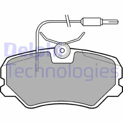 DELPHI LP564 On Fren Balatası P405 Srı Xu9j4 1,9 (4 Kablolu) 