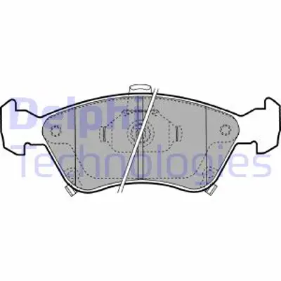 DELPHI LP1231 Fren Balatası On Toyota Avensıs 97>00 