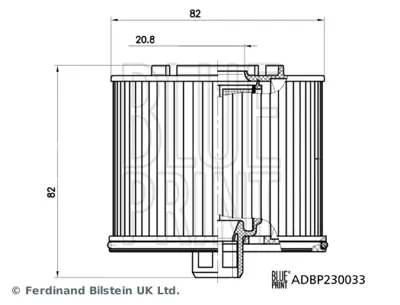 BLUE PRINT ADBP230033 Yakıt Fıltresı Cıtroën Jumpy Iıı 1.5 Hdı 18> Opel Zafıra Lıfe Vıvaro C 1.5 Hdı 19> Peugeot Traveller 