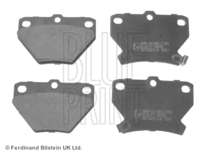 BLUE PRINT ADT342114 Arka Fren Balatası Toyota Corolla 1.4 1.6 2002-2007 Yarıs 1999-2006 Verso 2001-2004 