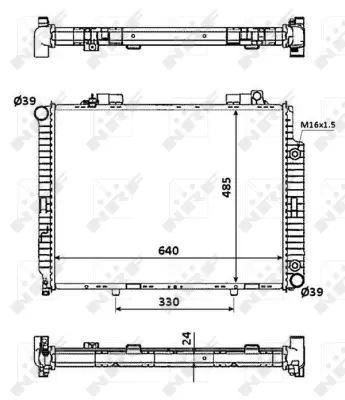 NRF 53945 Motor Su Radyatoru E-Class W210 96>99 S210 96>99 