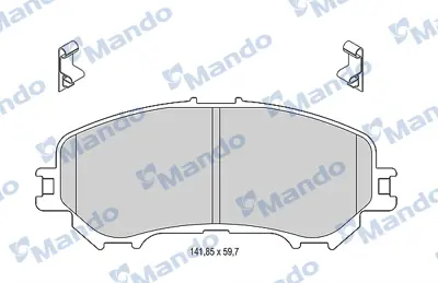 MANDO MBF015287 On Fren Balatası Nıssan Qashqaı J11 Kasa 2013-> Xtraıl 2014-> Renault Kadjar 2015-> 