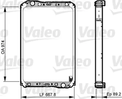 VALEO 733545 Motor Su Radyator Mb 457 Axor 1840  (2001 ) 