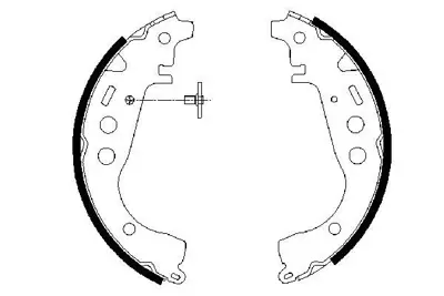 BOSCH 0986487589 Arka Fren Balatası Pabuc Toyota Yarıs 99-05 