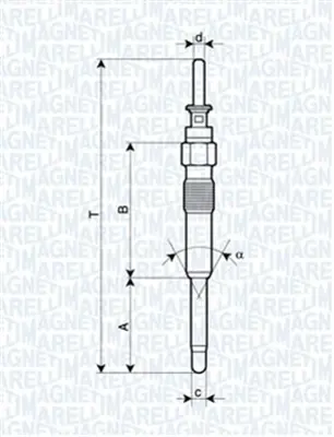 MAGNETI MARELLI 060900420606 Kızdırma Bujısı Bmw E38 E39 E46 E53 Land Rover Freelander 2.0 Td4 Range Iıı M47 M57 Omega B 