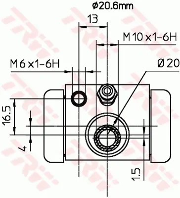 TRW BWF317 Fren Sılındırı C2 03 > 12 C3 I 02 > 09 C3 Iıı 16 > 1007 05 > 11 