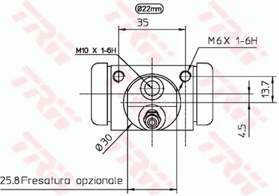 TRW BWH402 Fren Sılındırı Doblo Pratıco 1.3 1.6 2.0 Mjet 1.4 16v 10> Idea 1.4 1.3 Mjet 10> 