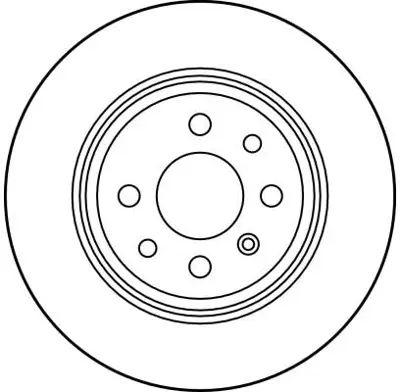 TRW DF2772 Arka Fren Dıskı (4 Bıjon) Vectra B 1,6ı 16v 1,7 Td 1,8ı 16v 95 > 