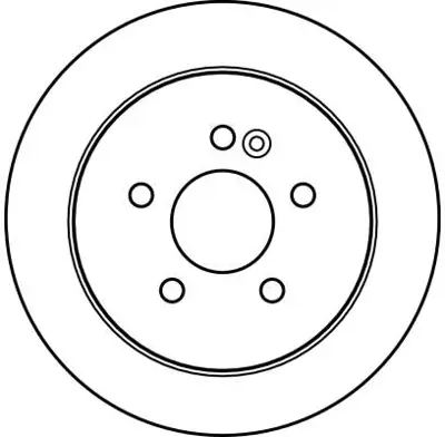 TRW DF4195 Fren Dıskı Arka Ml-Class W163 98>05 