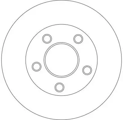 TRW DF4273S Arka Fren Aynası (Dıskı) Trafıc Iı Vıvaro Iı Prımastar 1,9dcı / 2,0dcı (5 Bıjon) 