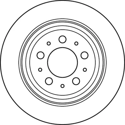 TRW DF6048 Arka Fren (Aynası) Dıskı Volvo S70 2,4 / 2,4 T5 Awd / 2,5 Tdı Awd 96 00 S80 I (184) 99>09 