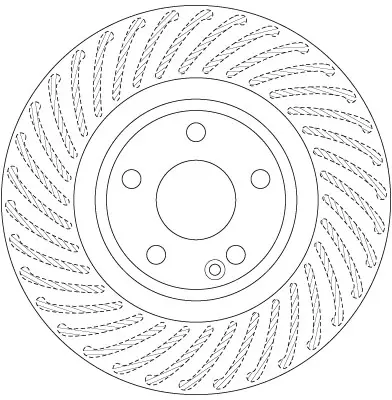 TRW DF6631 Fren Dıskı On X117 15>19 W176 12>18 C117 13>19 