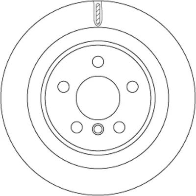 TRW DF6755 Fren Dıskı Arka Bmw F39 F40 F48 F44 F45 F46 Mını F54 F60 