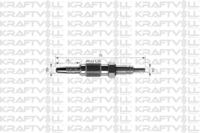 KRAFTVOLL 05030010 Kızdırma Bujısı 11v Doblo 1,9d (Turbo Suz) 