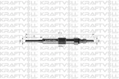 KRAFTVOLL 05030020 Kızdırma Bujısı Renault Megane Iıı Fluence Clıo Iıı Kangoo Scenıc Modus Duster Logan Sandero 1.5 Dcı 