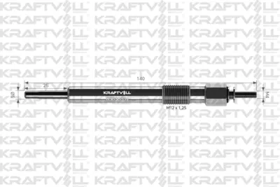 KRAFTVOLL 05030031 Kızdırma Bujısı 11v Nkr Karsan J9 Premıer 2,8d 