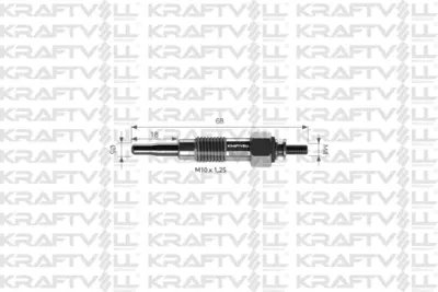 KRAFTVOLL 05030036 Kızdırma Bujısı 11v Nıssan Caravan 