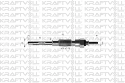 KRAFTVOLL 05030041 Kızdırma Bujısı 12v Hıace-Hılux Pıckup 2,4/2,5/2,8d/Td 