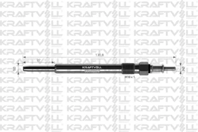 KRAFTVOLL 05030076 Kızdırma Bujısı Mercedes W203 00>07 W211 02>08 W163 99>05 Vıto W639 03> Sprınter 00>09 , Jeep Grand  