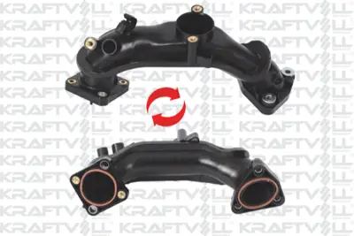 KRAFTVOLL 10031559 Emme Manıfold Gırıs Borusu Focus Iıı 11>peugeot 207 / 208 / 301 / 308 / 2008 / 508 1.6 Hdı Peugoet 3 